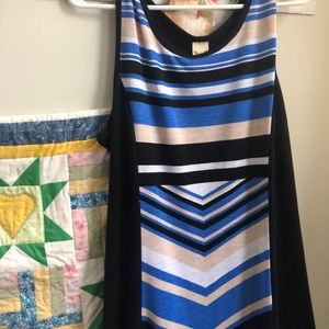 Long 🖤💙🤍 maxi dress! sz XL
